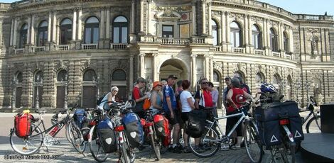Mit dem Fahrrad durch Dresden (Foto: Ch. Muench)