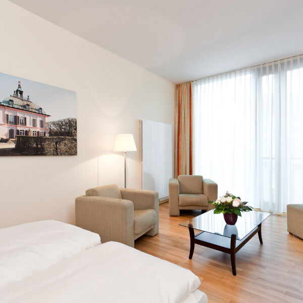 Beispielbild - Wohn- und Schlafbereich im 1-Raum-Apartment